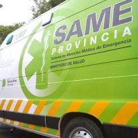 Un motociclista resultó herido tras ser embestido por un colectivo de la línea 202