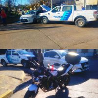 Los accidentes abundan en BERISSO: hasta un patrullero chocó