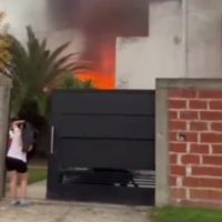 Dramatico incendio en Berisso