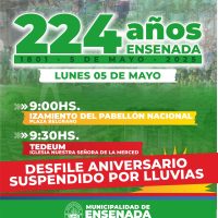 Ensenada: DESFILE ANIVERSARIO SUSPENDIDO