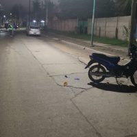 Siniestro vial en Berisso deja un motociclista con heridas leves