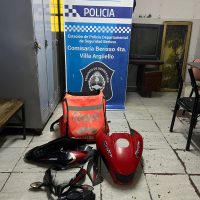 Desarticulan venta irregular de moto partes en Berisso tras alerta del COM