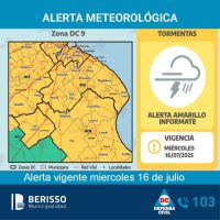 Alerta Amarilla por Tormentas