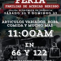 Familias de Acerías Berisso Organizan una Feria de Emergencia: Buscan «Salida Económica» Ante Dos Meses Sin Cobrar