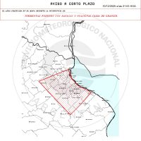 URGENTE: ALERTA AMARILLO POR TORMENTA
