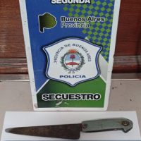 Un Hermano Detenido por Amenazar a su Hermana con un Arma Blanca