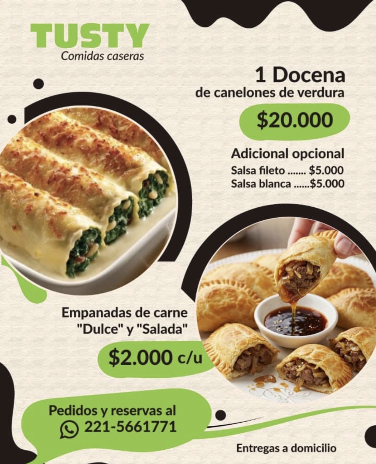 TUSTY Comidas caseras