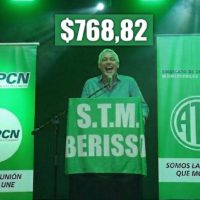 UN MAL CHISTE: CAGLIARDI DIÓ UN AUMENTO MUNICIPAL DE SOLO 768,82 PESOS
