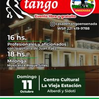ENSENADA A PURO TANGO: PATIO DE TANGO Y NOCHE DE TANGO